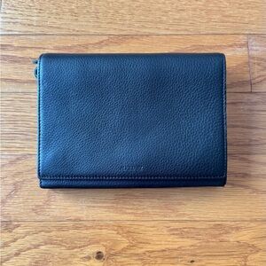 Aritzia leather crossbody bag